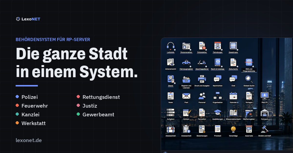 LexoNET – The whole city in one system
